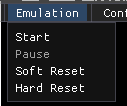 emulation menu